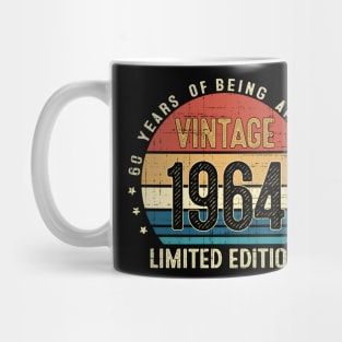 60 years old 60th Birthday Anniversary Gift Limited 1964 Mug